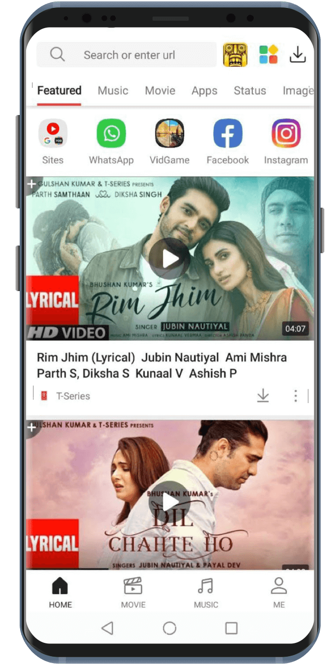 Vidmate app